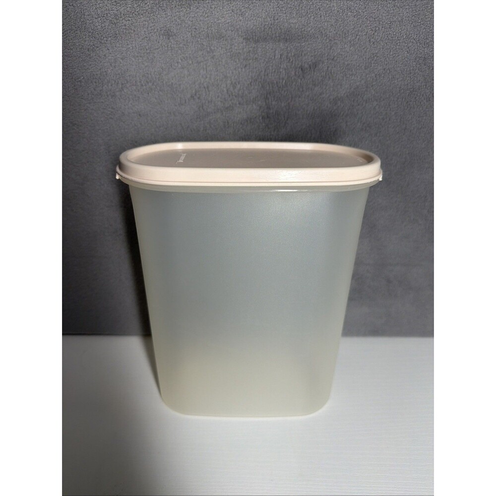 Vintage Tupperware Modular Mates Oval 4 Container #1614 Pink Lid #1616 Pantry